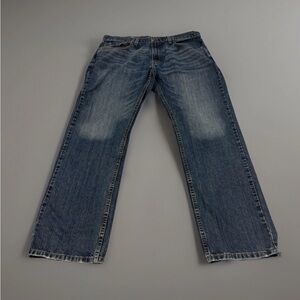 Levi's 559 Relaxed Straight Jeans 36 x 32 Medium Wash Zip Fly Stretch Denim Men